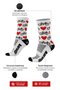 Meia HUPI Love Bike Branco