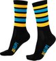 Meia HUPI Preto/Amarelo/Azul