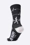 Meia HUPI Run Beats Preto - LT para pés menores 34-38