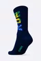 Meia HUPI Run Brasil Azul Marinho