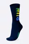 Meia HUPI Run Brasil Azul Marinho