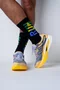Meia HUPI Run Brasil Preto