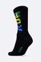 Meia HUPI Run Brasil Preto Plus 42-46