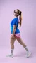 Meia HUPI Run Colors Branca - LT para pés menores 34-38