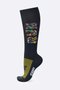 Meia HUPI Run Colors Preta Longa
