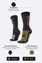 Meia HUPI Run Colors Preto