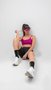 Meia HUPI Run Colors Preto - LT Para Pés Menores