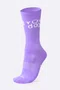 Meia HUPI Run Day Lilás - LT para pés menores 34-38