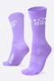 Meia HUPI Run Day Lilás - LT para pés menores 34-38