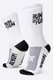 Meia HUPI Run For Fun Branco - LT para pés menores 34-38