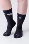 Meia HUPI Run Free Preto - LT para pés menores 34-38