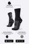 Meia HUPI RUN Preto/Cinza