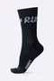 Meia HUPI Run Preto - Tamanho Plus 42-46