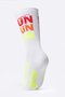 Meia HUPI Run Run Run Branco - LT para pés menores 34-38