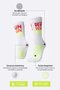 Meia HUPI Run Run Run Branco - LT para pés menores 34-38