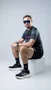 Meia HUPI Run Sprint Preto