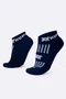 Meia Curta para Corrida HUPI Running Pro Azul Marinho
