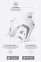Meia HUPI Running Pro Prime Branco e Cinza