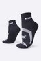 Meia HUPI Running Pro Prime Preto e Branco - LT para pés menores 34-38