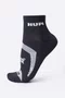Meia HUPI Running Pro Prime Preto e Branco - Tamanho Plus 42-46