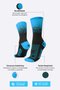 Meia HUPI Splash Azul/Preto