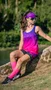 Meia HUPI Sport Rosa Liso