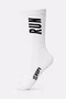 Meia HUPI Sport Run Branco e Preto