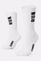 Meia HUPI Sport Run Branco e Preto
