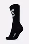 Meia HUPI Sport Run Preto e Branco