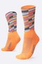 Meia HUPI Triplo Colors Laranja