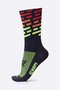 Meia HUPI Triplo Colors Preto