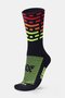 Meia HUPI Triplo Colors Preto