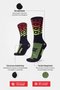 Meia HUPI Triplo Colors Preto