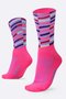 Meia HUPI Triplo Colors Rosa - LT para pés menores 34-38