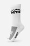 Meia HUPI Triplo MTB Branco/Preto