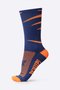 Meia HUPI Veneto Azul/Laranja