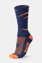 Meia HUPI Veneto Azul/Laranja