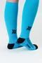 Meia Longa HUPI Lisa Azul