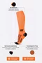 Meia Longa HUPI Lisa Laranja Neon