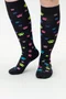 Meia Longa HUPI Love Pets Colors
