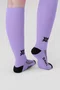 Meia Longa HUPI Roxo Liso