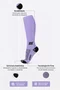 Meia Longa HUPI Roxo Liso