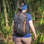 Mochila Curtlo Trail Lite 23L Preto e Laranja