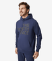 Moletom Unissex Brand Proud Hoodie com Capuz Azul