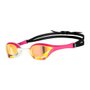 Óculos de Natação Arena Cobra Ultra Mirror Swipe Amarelo e Rosa
