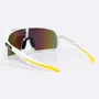 Óculos de Sol  HUPI Andez Branco/Amarelo - Lente Amarelo Espelhado