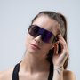 Óculos de Sol HUPI Andez Teen Preto - Lente Roxo