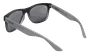 Óculos de Sol HUPI Brile Armação Preto/Cinza Lente Prata