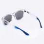 Óculos de Sol HUPI Brile Cristal/Azul Lente Azul