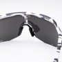 Óculos de Sol HUPI Huez Camo Preto e Cinza - Lente Prata Espelhado 